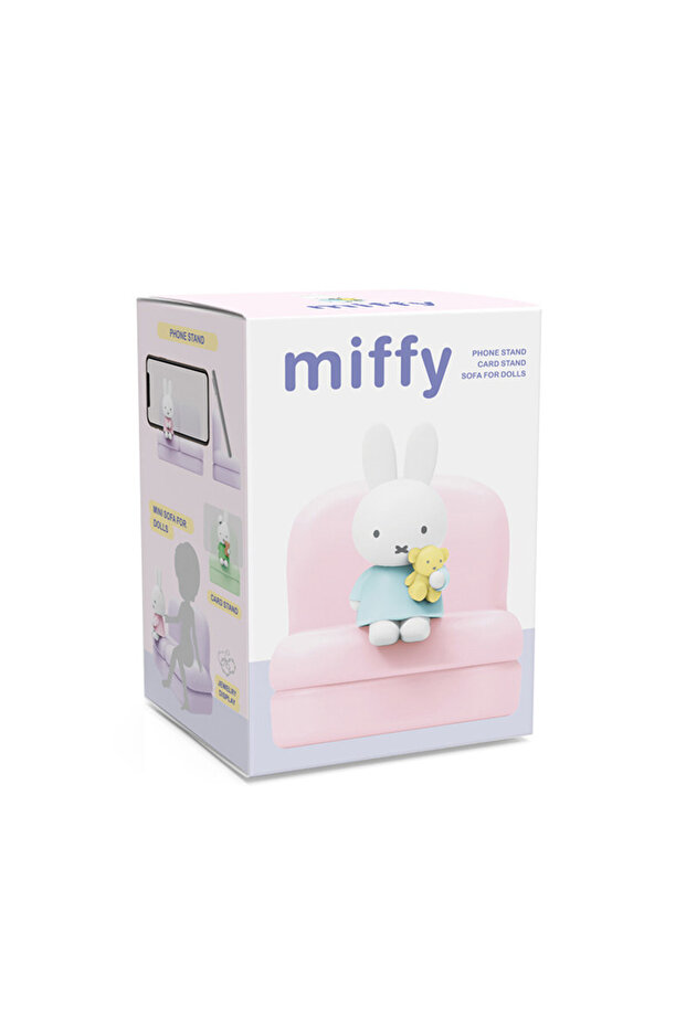 Random 1Pcs Miffy Blind Box Toys Phone Sofa Stand Series Cute Rabbit Bracket Anime Figure Doll Model