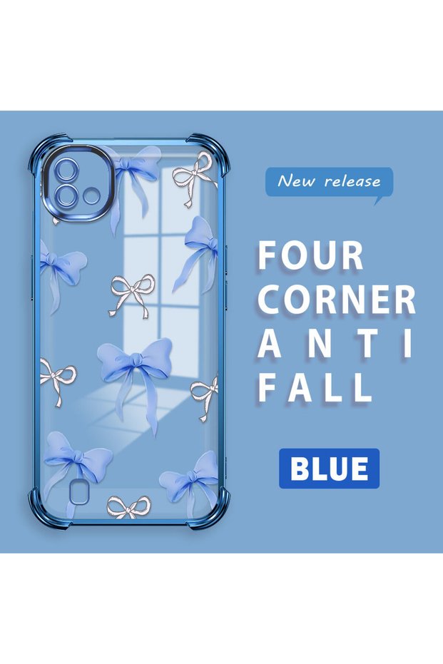 Realme C11 2021 Compatible Transparent Back Four Corners Reinforced Impact Protection Silicone Case
