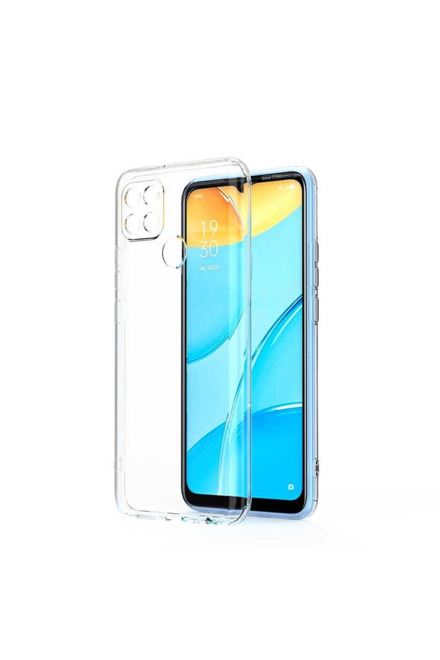 حافظة Oppo A15S غطاء سيليكون فائق الحماية للكاميرا من زور