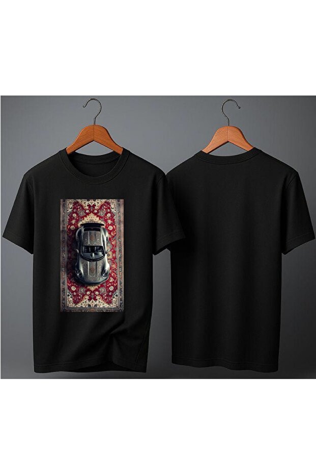 Car Patterned Ethnic Printed T-Shirt