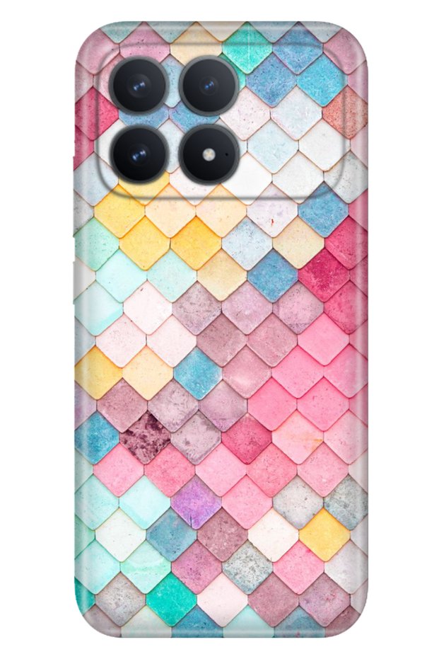 Poco F8 Pro 6.59" Case Colorful Silicone Printed Tpu Colorful Roof