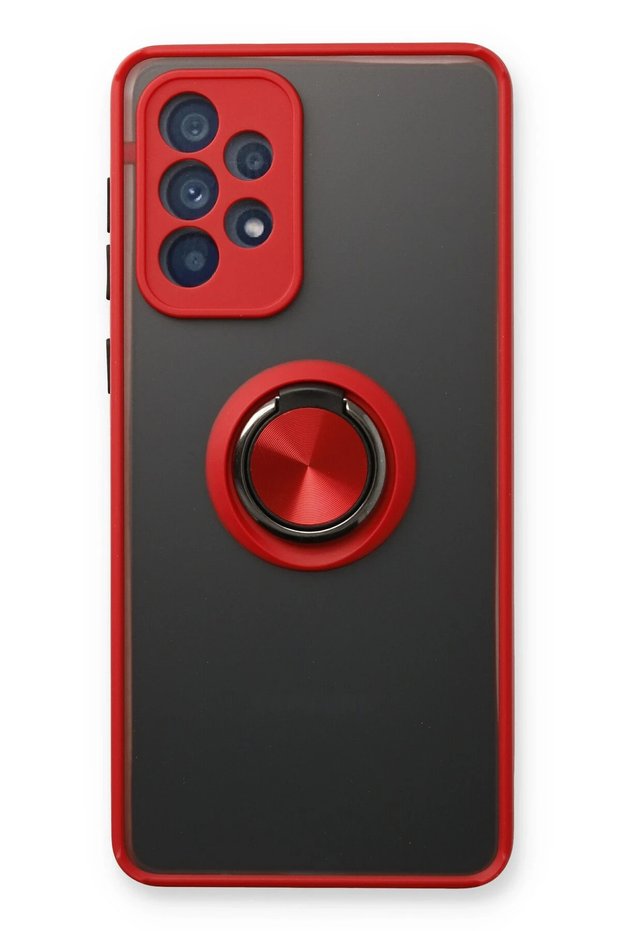 Aconcept Galaxy A53 5g Case Montreal Silicone Cover with Ring (90714) - Red