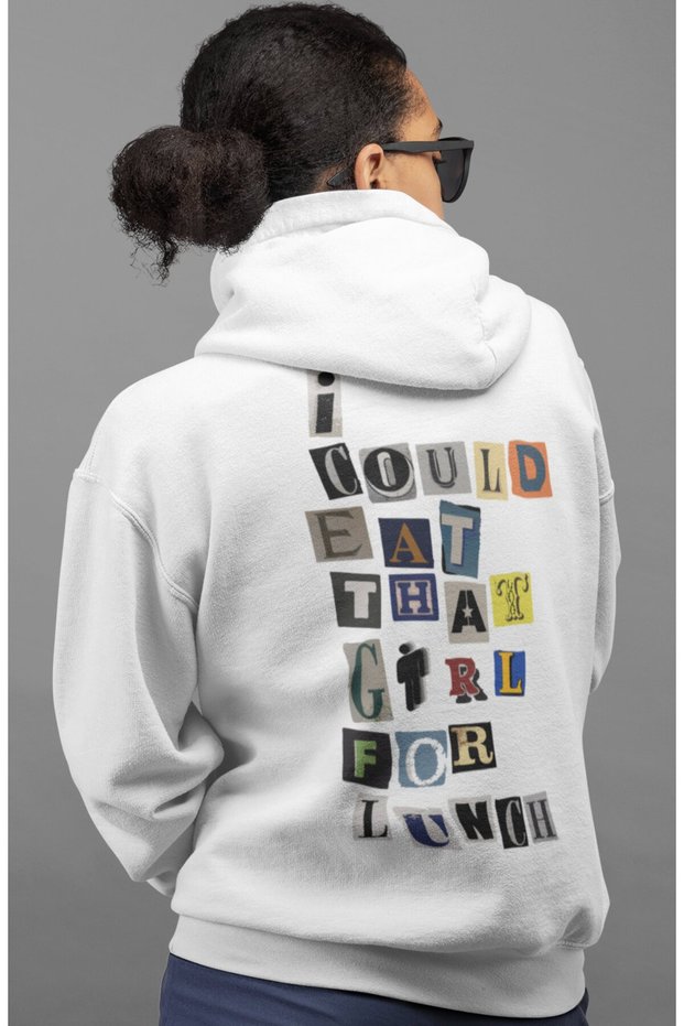 Design Billie Eilish Singer Back Printed Unisex Oversize Combed Cotton Hoodie