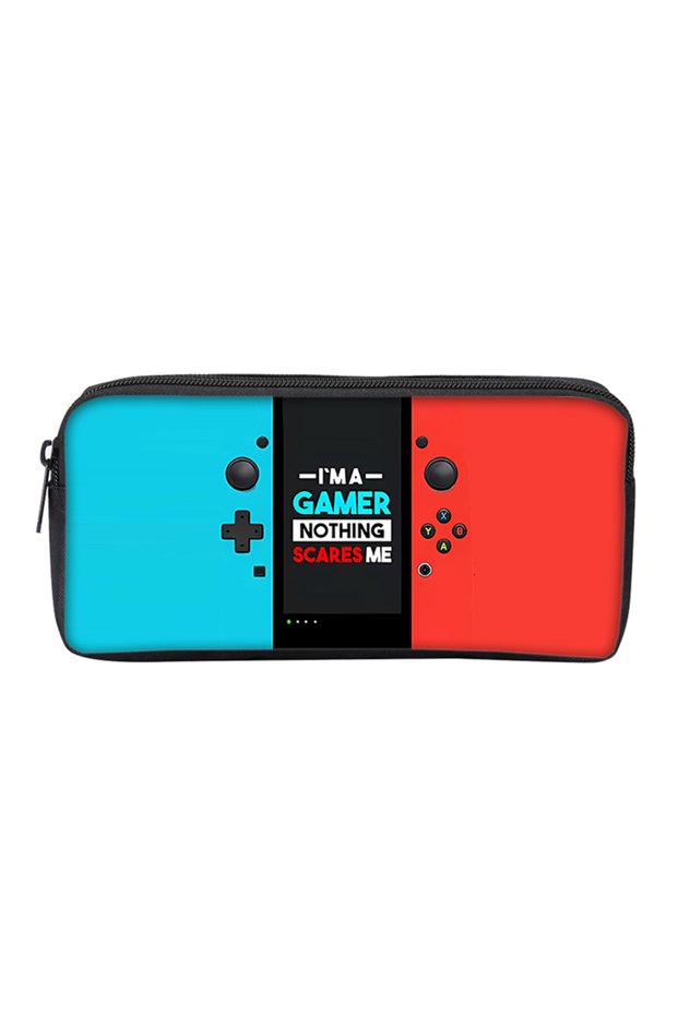 3 Games Console Single Layered Pencil Case For Boy/Girls Children Best Gifts 2D Flat Cartoon Teenag.