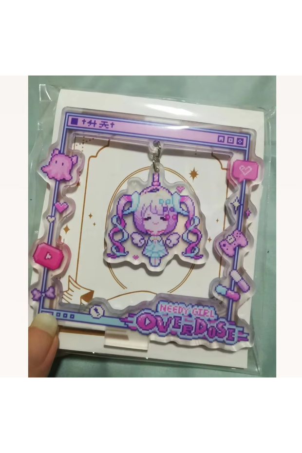 chaotianjiang Swing Acrylic Stand Sign Needy Girl Overdose Cartoon Desktop Ornaments Decorate Studen