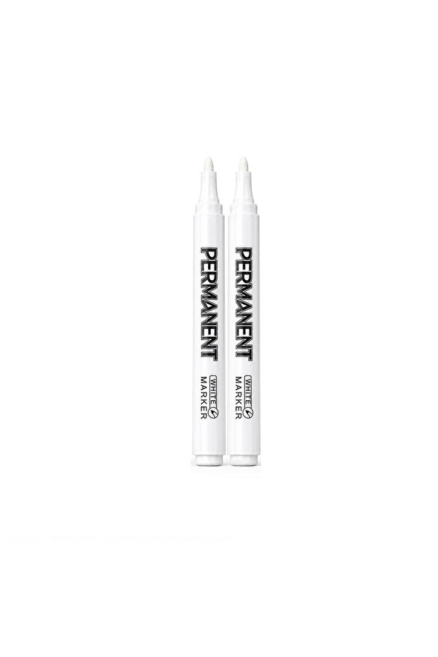 2 Pcs 2/3/5/8/10/12 Pcs White Permanent Paint Markers Waterproof Fade-Resistant Quick Dry Tire Ceram