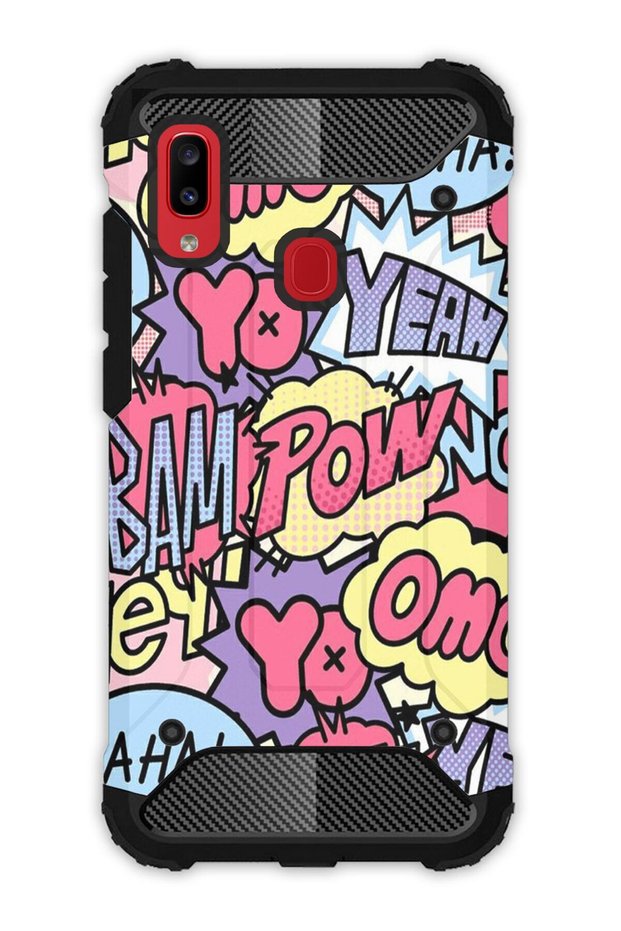 Galaxy A20 - A30 Case Army Tank Full Protection Anti-Shock - Hahaha Big