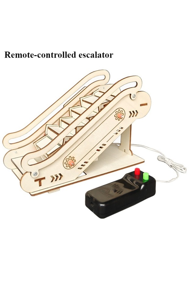 X80 Children's Science and Education Experiment Models, Children's DIY Escalator Assembly Toys, Chil