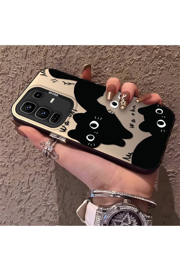 Infinix Note 50 Pro Plus Compatible High-Quality Fun Black Cat Printed Case