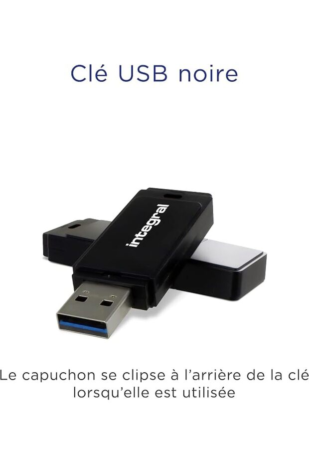 ذاكرة فلاش USB 3.2 Gen 1 سوداء بسعة 512 جيجابايت فائقة السرعة