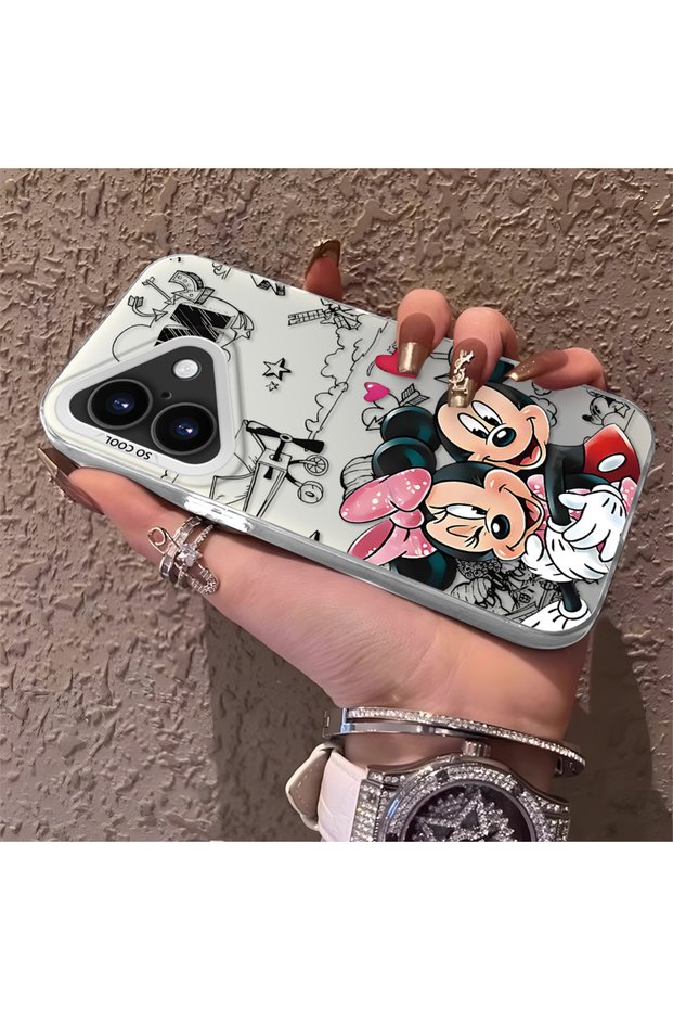 iPhone 17 Compatible Funny Cartoon Character Case, Long-Lasting High Quality Silicone Case
