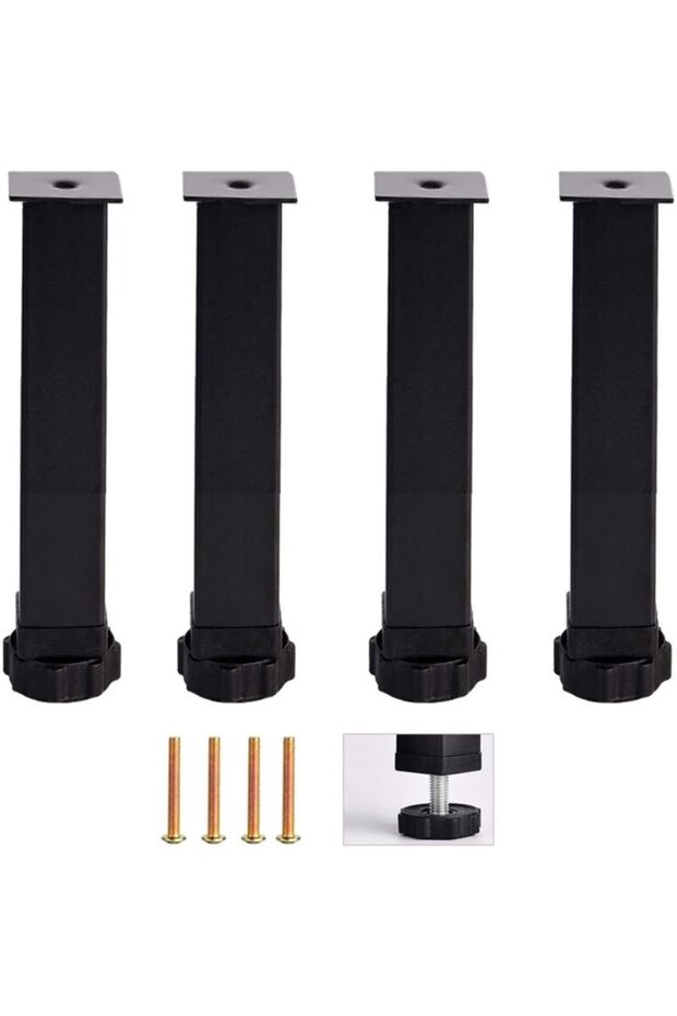 30cm high metal furniture legs, adjustable furniture legs, wrought iron furniture legs, table legs, stainless steel furniture support legs, bed...