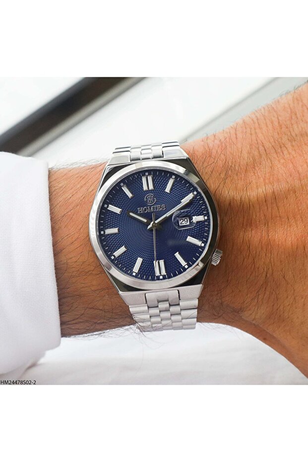 Hm24478S02-2 Men's Wristwatch with Steel Strap