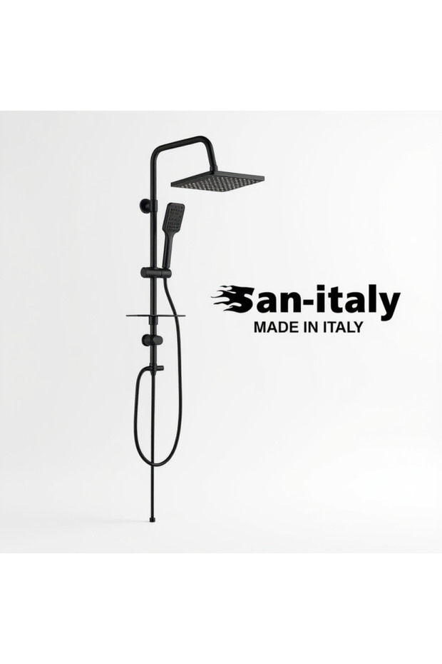 مسطرة مربع مودرن اسود ايطالي - san-italy