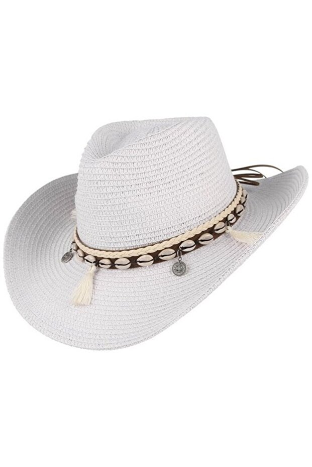 Foldable Straw Western Cowboy Sun Hat for Men & Women