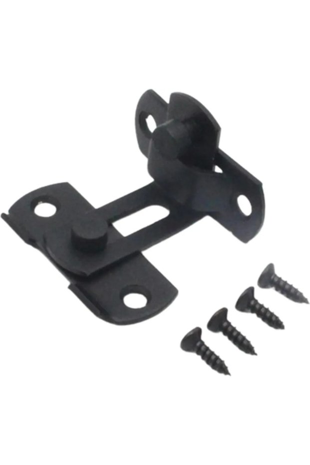 Four 90-degree angle locks, 90-degree door locks and bolts, all made of stainless steel.
