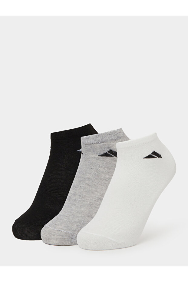 Pack of 3-Contrast Detail Ankle Socks