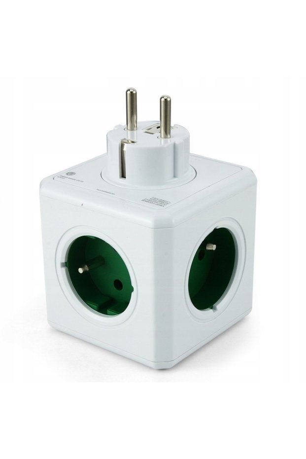 PowerCube prelungitor cu 4 prize 230V + 2xUSB 2.1A