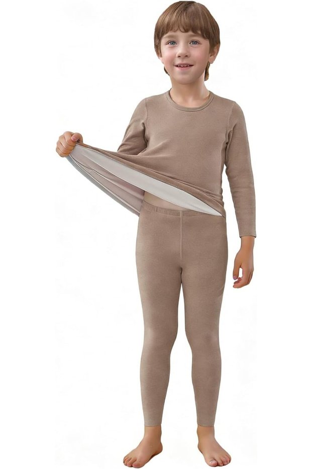 Thermal Underwear for Kids Boys Girls Thermals Long Johns Underwear Base Layer Cold Weather Ultra Soft Moisture Wicking Flexible Wear Itch Warm Retention