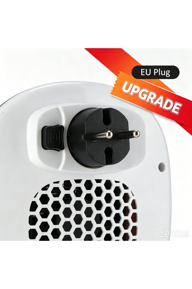 EU plug 220-204V Portable Heater Electric Heater Plug in Wall Room Heater Home Appliance Heating Sto