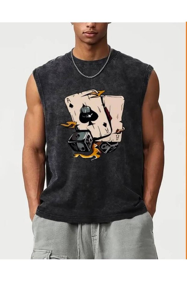 Athlete Unisex Oversize Vintage Washed Street Style Street Fashion Cotton Comfortable Fit T-Shirt
