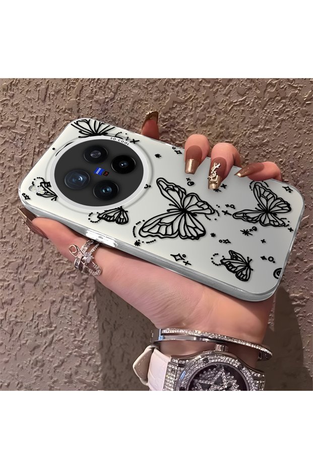 Vivo X300 Pro Compatible Elegant Night Style Butterfly Case, Daily Use Durable Protective Case