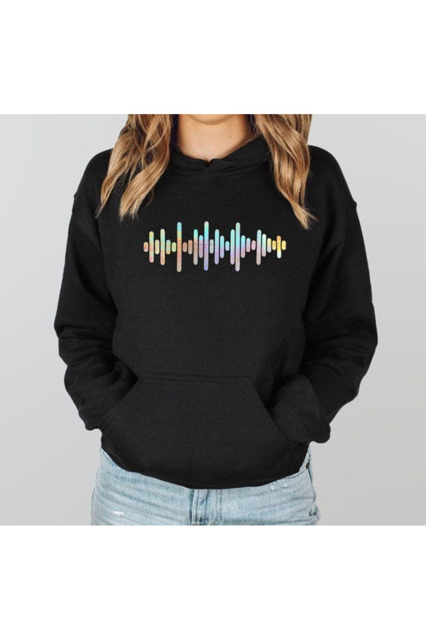 Unisex Printed Hooded Sweatshirt