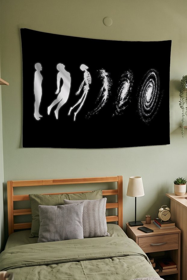 Cosmic Reincarnation and the Transformation of the Soul Wall Cloth – Modern Decorative Quality Fabric Tapestry Wall Tapestry