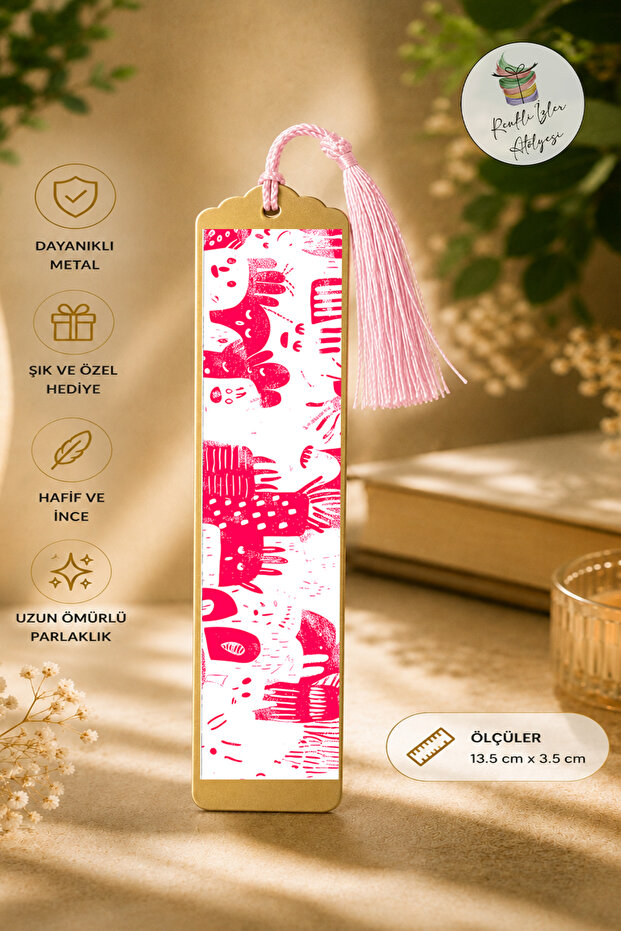 Artistic Design Metal Bookmark