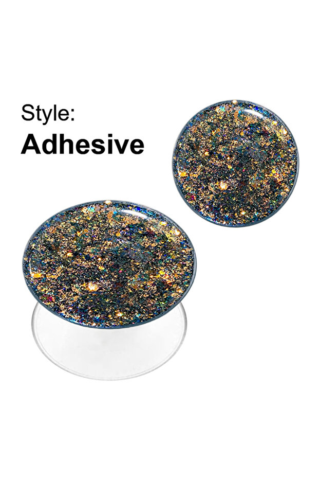 N Glitter Phone Grip Socket Foldable Phone Holder Ring Holder With Adhesive for Iphone 17 16 15 14 .