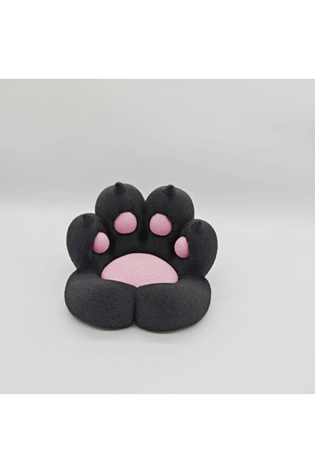 Black With Claw Cute Cat Paw 3D Printed Phone Stand Desktop Stress Relief Phone Holder For All Smart