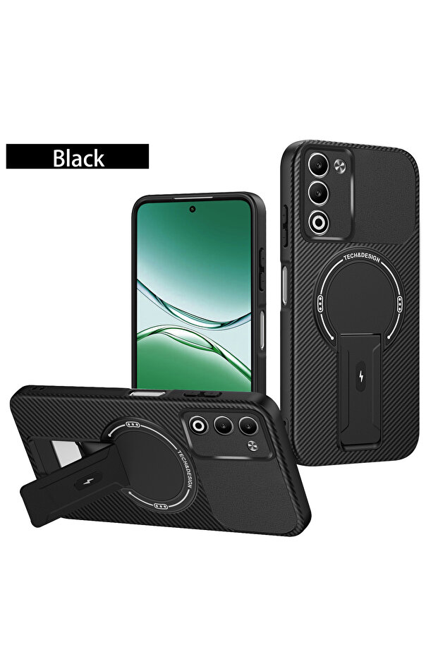 OPPO A5 4G black pdtqcxzj For A5 Case A5 5G Phone Case A5 4G Cover a5 2025 Magnetic Mounting Bra