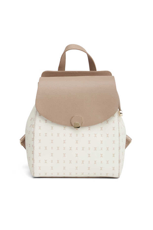 Beige Women's Backpack - S1Sr00079612-U4A
