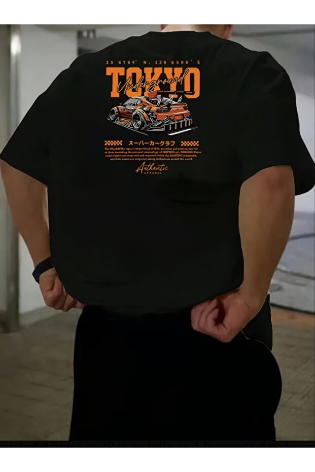 Tokyo Underground Printed Oversize T-Shirt