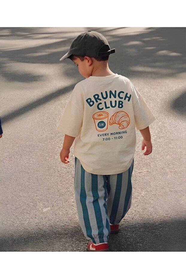 Brunch Baskılı Takım