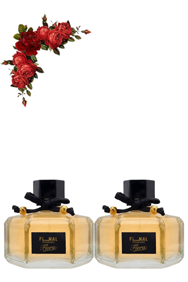 قطعتان من عطر فلورا 100 مل