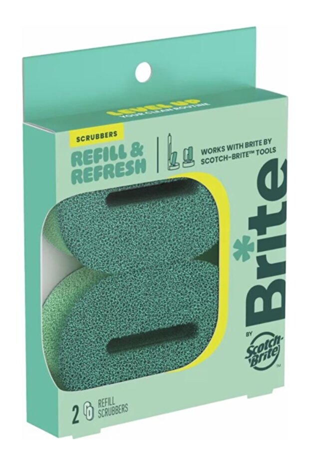 قطعتان من منظفات برايت القابلة لإعادة التعبئة والتجديد