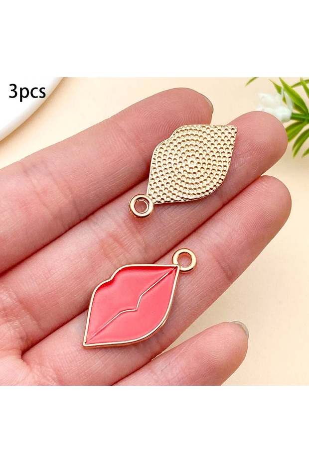 style 10 Mix 3/9pcs Alloy Drip Oil Women's Series Pendant Accessories, DIY Necklaces, Earrings, Keyc