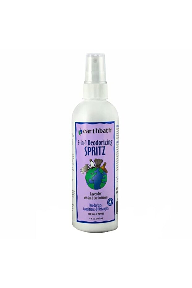 Earthbath Natural Deodorizing Spritz Lavender Scent Pump Spray, 8O