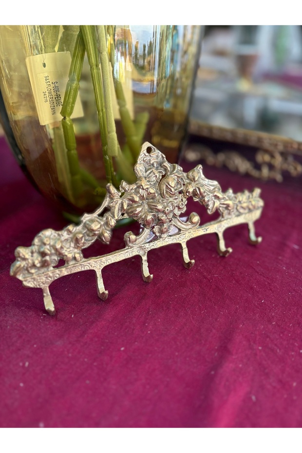 Brass Cast Iron Hanger Rack 21 cm