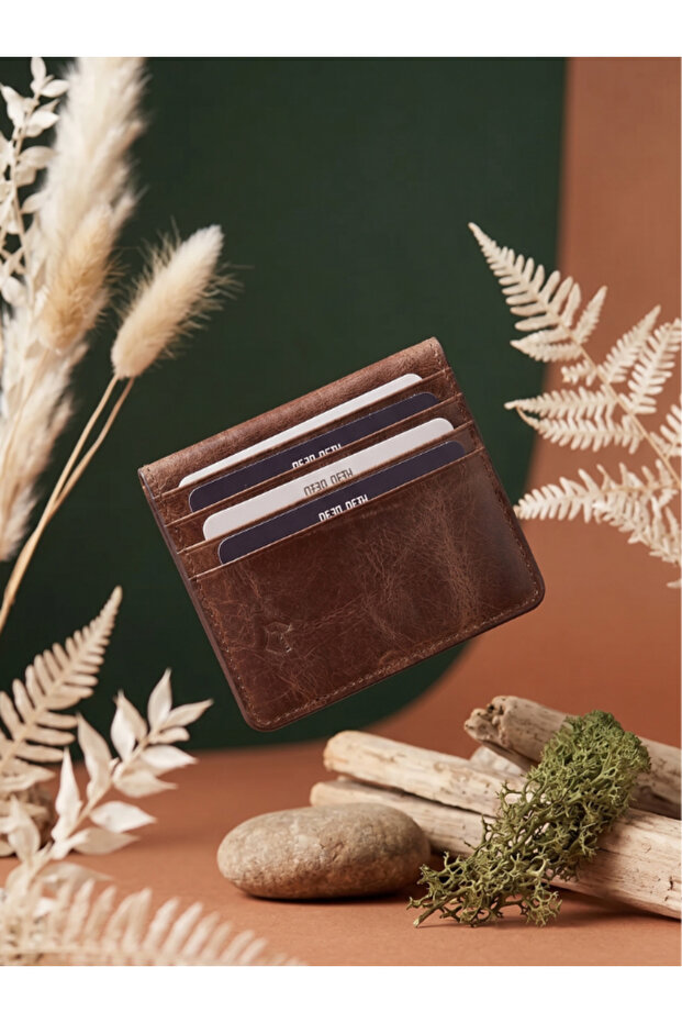 London Vintage Leather Card Holder Father's Day Gift