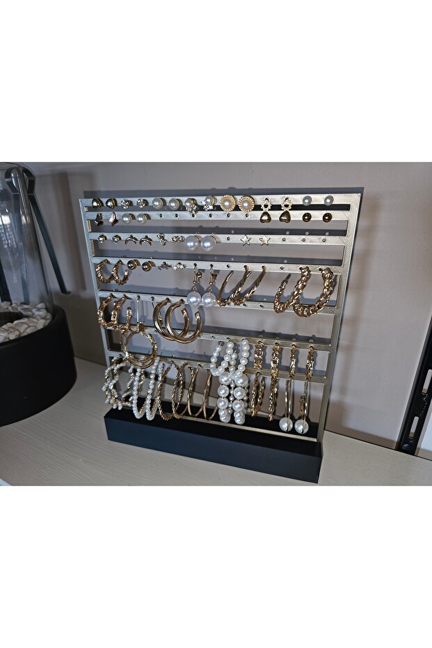 💍 23X21 cm Earring Organizer Stand – Modern Design Earring Hanger and Jewelry Organizer