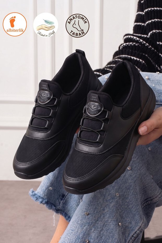 Laceless Easy Wear Anatomical Ultra Comfortable Mesh Summer Women's Mother Sneaker Sports Shoes
