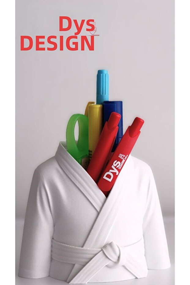 Taekwondo Karete Pen Holder Organizer Desktop Pen Holder