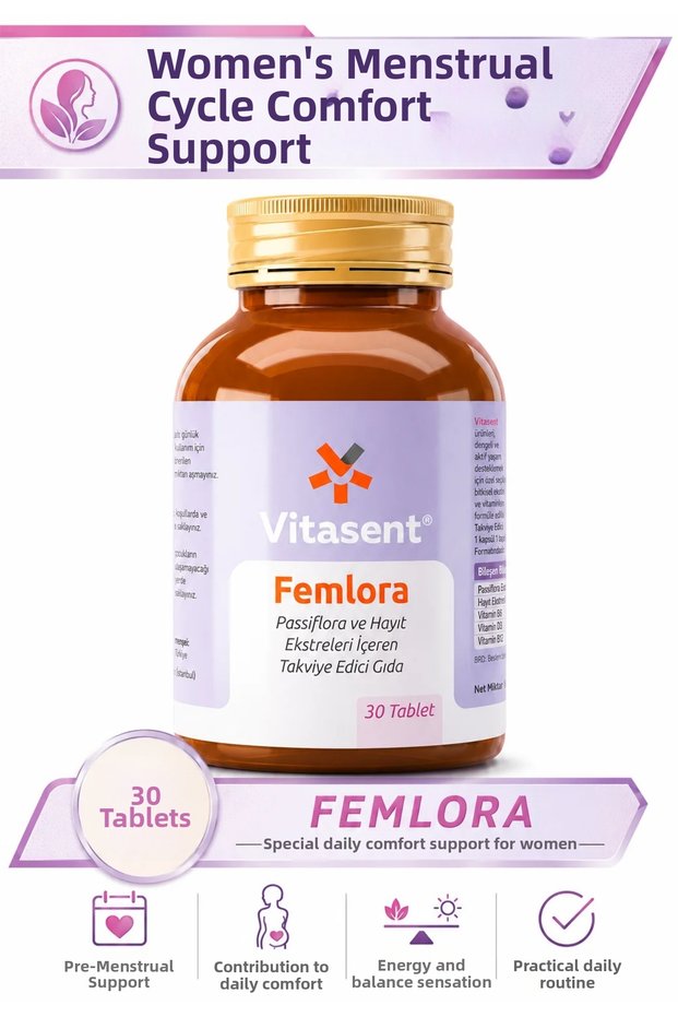 Femlora — Supporting Supplement for Menstrual Period Comfort