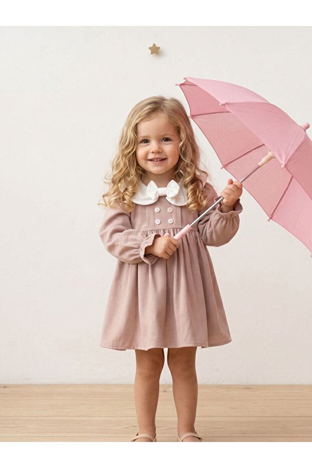 Bow Linen Dress