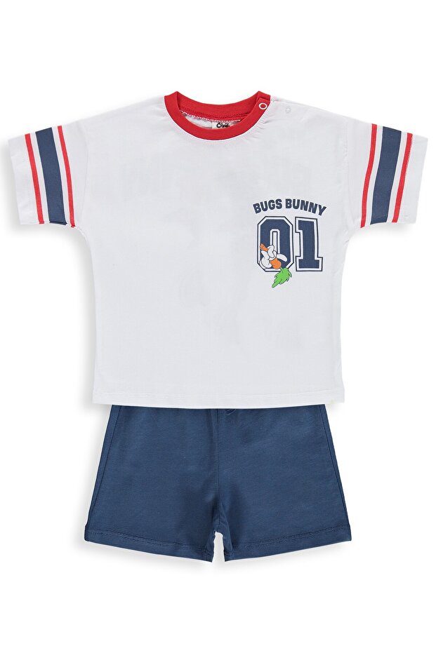 Bugs Bunny Printed 6-18 Months Set - White