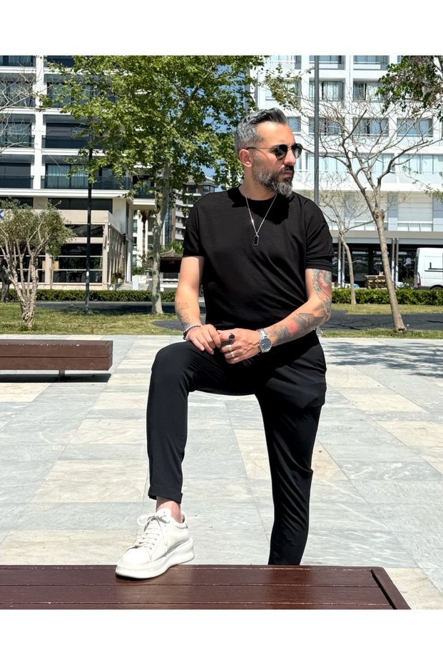 Men's Modal Fabric Slim Sleeve Premium T-Shirt