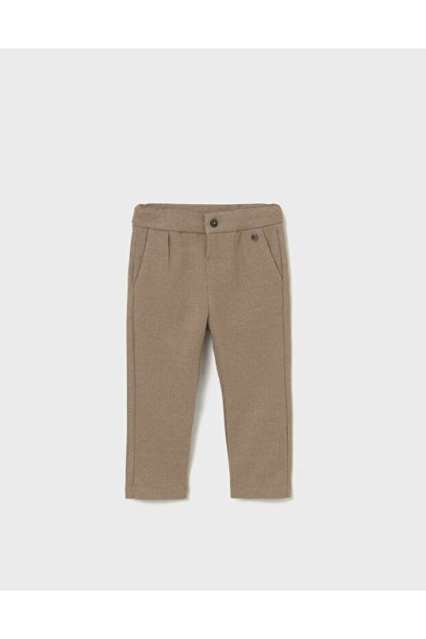 Baby Boy Velvet Fabric Pants 0-4 Years Old Brown