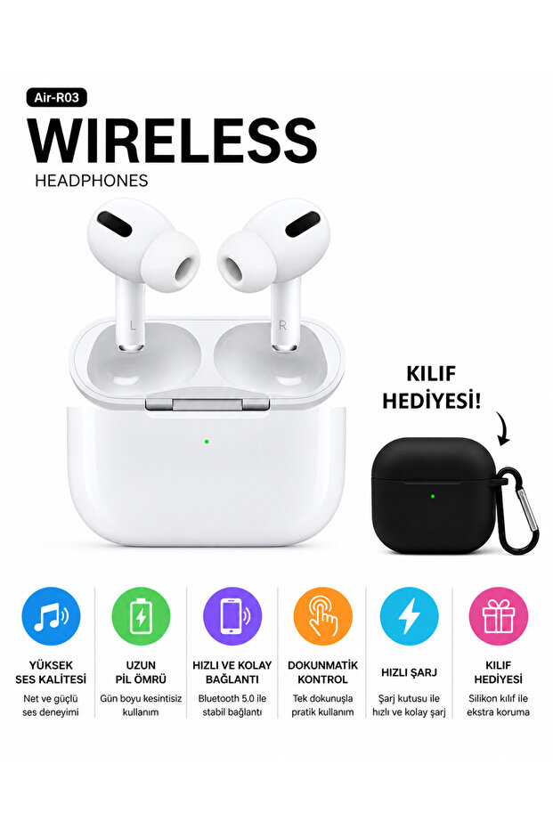 Pro Ios / Android Uyumlu Bluetooth Kulaklık